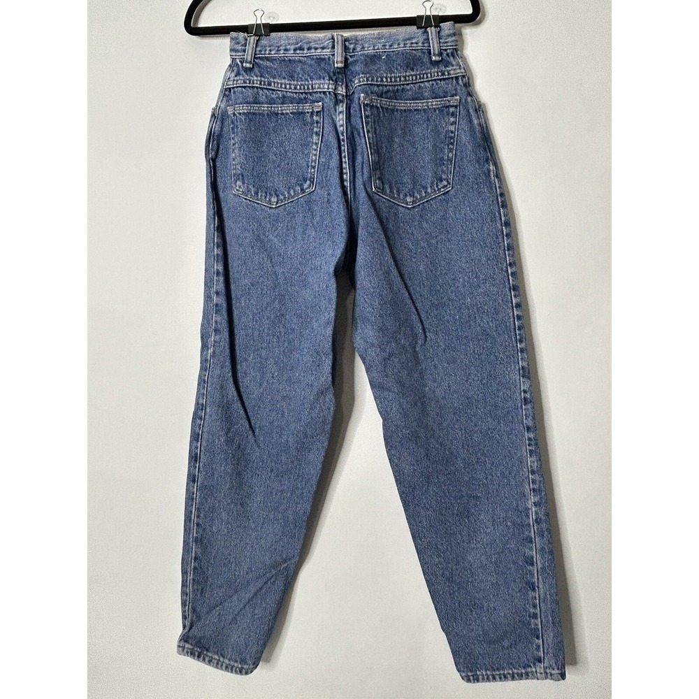 Wrangler Women Size 12 Petite Made in USA 100% Cotton Mom Jeans msr01dk